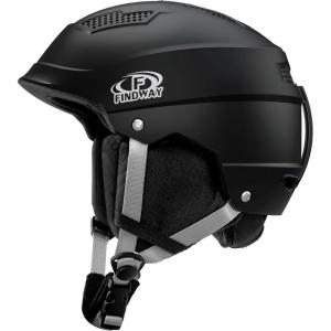 imageFindway Pro Ski Helmet Goggle Compatible Snowboard HelmetSafetyCertified ampamp Removable Liners Shockproof and Lightweight Snow Sports Helmet for Men Women ampamp YouthBlack