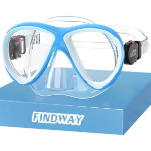 imagefindway Kids Swim GogglesAntiLeak Kids Swimming Goggles with Nose CoverUV Protection Swim Goggles for Kids 416 Boy ampampGirlBlue