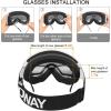 imagefindway Kids Ski Goggles Kids Snow Snowboard Goggles for Boys Girls Youth OTGA1silver Vlt 21