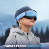 imagefindway Kids Ski Goggles Kids Snow Snowboard Goggles for Boys Girls Youth OTGBlue Frame Blue U27