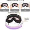 imagefindway Kids Ski Goggles Kids Snow Snowboard Goggles for Boys Girls Youth OTGRainbow Vlt 46