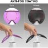 imagefindway Kids Ski Goggles Kids Snowboard Goggles for Boys Girls Toddler age 312Purple Frame Purple Lensvlt 28new Strap