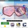 imagefindway Kids Ski Goggles Kids Snowboard Goggles for Boys Girls Toddler age 312Revo Light Pink