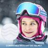 imagefindway Kids Ski Goggles for Boys Girls YouthOTG AntiFog Over Glasses Kids SnowSnowboard GogglesRevo Blue Lensvlt12