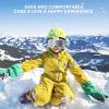 imagefindway Kids Ski Goggles for Boys Girls YouthOTG AntiFog Over Glasses Kids SnowSnowboard GogglesSilver Lensvlt102