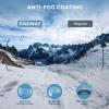 imagefindway Kids Ski Goggles for Boys Girls YouthOTG AntiFog Over Glasses Kids SnowSnowboard GogglesSilver Lensvlt102