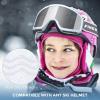 imagefindway Kids Ski Goggles for Boys Girls YouthOTG AntiFog Over Glasses Kids SnowSnowboard GogglesSilver Lensvlt102