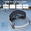 imagefindway Kids Ski Goggles for Boys Girls YouthOTG AntiFog Over Glasses Kids SnowSnowboard GogglesSilver Lensvlt1021