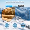 imagefindway Ski Goggles OTG  Over Glasses SnowSnowboard Goggles for Men Women ampamp Youth  100 UV ProtectionA8black Frame Orange Lens20