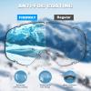 imagefindway Ski Goggles OTG  Over Glasses SnowSnowboard Goggles for Men Women ampamp Youth  100 UV ProtectionC3blue Lens Vlt 38