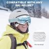 imagefindway Ski Goggles OTG  Over Glasses SnowSnowboard Goggles for Men Women ampamp Youth  100 UV ProtectionC3blue Lens Vlt 38