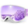 White Frame Purple Silver Lens(vlt 25%)