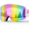 White Frame-revo Pink Lens Vlt 46%