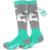 imagefindway Kids Ski Socks 2 Pairs Thermal Thick Warm Winter Cozy Socks for Skiing Snowboarding Boys Girls2 Parisgreengreens