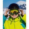 imagefindway OTG Ski Goggles  Over Glasses Snow Snowboard Goggles for Men Women Adult ampamp Youth  AntiFog 100 UV ProtectionA7black Frame Revo Gold Lens Vlt 15