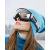 imagefindway OTG Ski Goggles  Over Glasses Snow Snowboard Goggles for Men Women Adult ampamp Youth  AntiFog 100 UV ProtectionB1black Frame Clear Lens Vlt 99