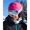 imagefindway OTG Ski Goggles  Over Glasses Snow Snowboard Goggles for Men Women Adult ampamp Youth  AntiFog 100 UV ProtectionPink Frame Sliver