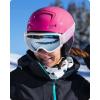 imagefindway OTG Ski Goggles  Over Glasses Snow Snowboard Goggles for Men Women Adult ampamp Youth  AntiFog 100 UV ProtectionSliverred Band