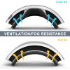 imagefindway OTG Ski Goggles snowSnowboard Goggles for Men Women Youth Upgraded Fit for All Helmet  Anti fog ampamp glare ampamp UVSilver Lens Vlt 102