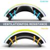 imagefindway OTG Ski Goggles snowSnowboard Goggles for Men Women Youth Upgraded Fit for All Helmet  Anti fog ampamp glare ampamp UVWhite Framerevo Gold Lens Vlt 144