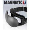 imagefindway Ski Goggles OTG for Women Men Adult YouthOver Glasses Snow GogglesInterchangeable LensAnti Fog Snowboard GogglesA3black Frame Black Lens Vlt 68