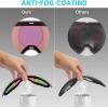 imagefindway Ski Goggles OTG for Women Men Adult YouthOver Glasses Snow GogglesInterchangeable LensAnti Fog Snowboard GogglesLens Only  Cheery Pink Vlt 38