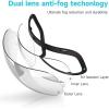 imagefindway Ski Goggles OTG for Women Men Adult YouthOver Glasses Snow GogglesInterchangeable LensAnti Fog Snowboard GogglesLens Only  Clear Vlt 99