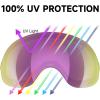 imagefindway Ski Goggles OTG for Women Men Adult YouthOver Glasses Snow GogglesInterchangeable LensAnti Fog Snowboard GogglesLens Only  Revo Purple Vlt 17