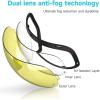 imagefindway Ski Goggles OTG for Women Men Adult YouthOver Glasses Snow GogglesInterchangeable LensAnti Fog Snowboard GogglesLens Only  Yellow Vlt 75