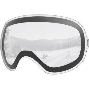 imagefindway Ski Goggles OTG for Women Men Adult YouthOver Glasses Snow GogglesInterchangeable LensAnti Fog Snowboard GogglesLens Only  Clear Vlt 99
