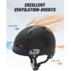 imageFindway Pro Skateboard Helmet Safety Certified Two Removable Liners Bike Helmet for Kids Youth ampamp Adults for Skate Scooter Commuter Longboard ampamp Incline Skating Rollerblading with Adjustable DialBlack