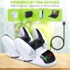imagePS5 Controller Charger findway PS 5 DualSense Controller Charging Station Dual USB TypeC Fast Charging Dock with LED Indicator Compatible for Playstation 5  PS5 Controller