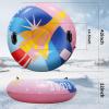 imageSnow Tube Sled for Kids Adults Sledding Heavy Duty Super Large 48 Inch Inflatable Snow Tubes with Pulling Rope ampamp Repair Kit Thickening Material of 066mm Winter Outdoor Snow kit