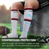imagefindway Scrunch Football Socks2 Pairs Compression Ultra Long Soccer Socks NonSlip Sports Athletic Socks for Men ampamp Boy