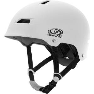 imageFindway Pro Skateboard Helmet Safety Certified Two Removable Liners Bike Helmet for Kids Youth ampamp Adults for Skate Scooter Commuter Longboard ampamp Incline Skating Rollerblading with Adjustable DialWhite