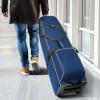 imageFindway Golf Travel Bag Golf Travel Bag for Airlines with Wheels 900D Heavy Duty Polyester Oxford SoftSided with Club Protection Liner Universal SizeBlue