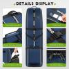 imagefindway Golf Travel Bag for Airlines 900D Heavy Duty Oxford Golf Travel Case with Wheels Golf Travel Cover with Club Protector Liner for Men WomenBlue