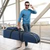 imagefindway Golf Travel Bag for Airlines 900D Heavy Duty Oxford Golf Travel Case with Wheels Golf Travel Cover with Club Protector Liner for Men WomenBlue