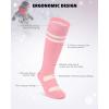 imagefindway Kids Ski Socks Kneehigh Warm Winter Thermal Socks For Boys Girls Toddlers Skiing Snowboarding 2 Pairs2 Pairsbluepink
