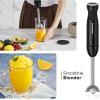 imageBonsenkitchen Hand Blender Immersion Blender with 2 Mixing Speed Electric Handheld Blender Portable Stick Mixer with Stainless Steel Blades for Soup Smoothie Puree Baby Food3in1