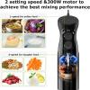 imageBonsenkitchen Hand Blender Immersion Blender with 2 Mixing Speed Electric Handheld Blender Portable Stick Mixer with Stainless Steel Blades for Soup Smoothie Puree Baby Food1basic