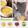 imageBonsenkitchen Immersion Handheld Blender with Whisk 20Speed ampamp Turbo Mode Hand Blender Stick 500W 304 Stainless Steel Hand Blender for Soup Smoothie Puree Baby Food2in1