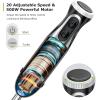 imageBonsenkitchen Immersion Handheld Blender with Whisk 20Speed ampamp Turbo Mode Hand Blender Stick 500W 304 Stainless Steel Hand Blender for Soup Smoothie Puree Baby Food4in1