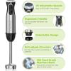 imageBonsenkitchen Immersion Handheld Blender with Whisk 20Speed ampamp Turbo Mode Hand Blender Stick 500W 304 Stainless Steel Hand Blender for Soup Smoothie Puree Baby Food2in1