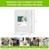 imageBonsenkitchen Precut Vacuum Food Sealer Bags 100 Pint 6quot x 10quot BPA Free Commercial Grade Textured Food Vacuum Sealer Bag Thick Embossed Bags for Food Storage and Sous Vide Cooking VB3204Quart Size 8 x 12 100count