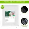 imageBonsenkitchen Precut Vacuum Food Sealer Bags 100 Pint 6quot x 10quot BPA Free Commercial Grade Textured Food Vacuum Sealer Bag Thick Embossed Bags for Food Storage and Sous Vide Cooking VB3204Gallon Size 11 x 16 100count