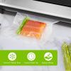 imageBonsenkitchen Precut Vacuum Food Sealer Bags 100 Pint 6quot x 10quot BPA Free Commercial Grade Textured Food Vacuum Sealer Bag Thick Embossed Bags for Food Storage and Sous Vide Cooking VB3204Pint Size 6 x 10 100count