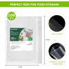 imageBonsenkitchen Precut Vacuum Food Sealer Bags 100 Pint 6quot x 10quot BPA Free Commercial Grade Textured Food Vacuum Sealer Bag Thick Embossed Bags for Food Storage and Sous Vide Cooking VB3204Pint Size 6 x 10 100count
