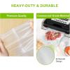 imageBonsenkitchen Precut Vacuum Food Sealer Bags 100 Pint 6quot x 10quot BPA Free Commercial Grade Textured Food Vacuum Sealer Bag Thick Embossed Bags for Food Storage and Sous Vide Cooking VB3204Gallon Size 11 x 16 100count