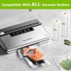 imageBonsenkitchen Vacuum Sealer Bags Rolls 8 in x 50 ft Rolls 2 pack Durable Food Sealer Bags Commercial Grade Heavy Duty BPA Free Seal a Meal Great for Food Storage ampamp Sous Vide Cooking VB238 in50 ft  11 in50 ft